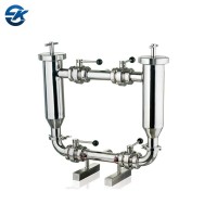 Stainless steel SS304 SS316L Food Grade Duplex Filter/strainer With Tri Clamp Fittings