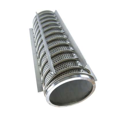 316L SS 10um Sintered Wire Mesh Perforated Sheet Filter Tube