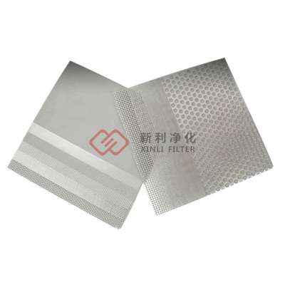 Multi-layer metal sintered mesh filter screen